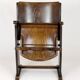Vintage Cinema Chair TON (Thonet), 1940s Czech, Wooden Theatre Seat