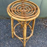 Vintage rattan bar stool