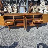 Vintage 4-door sideboard from the 60s in oak