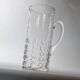 Vintage glass bubble-blown jug from the 1970s.