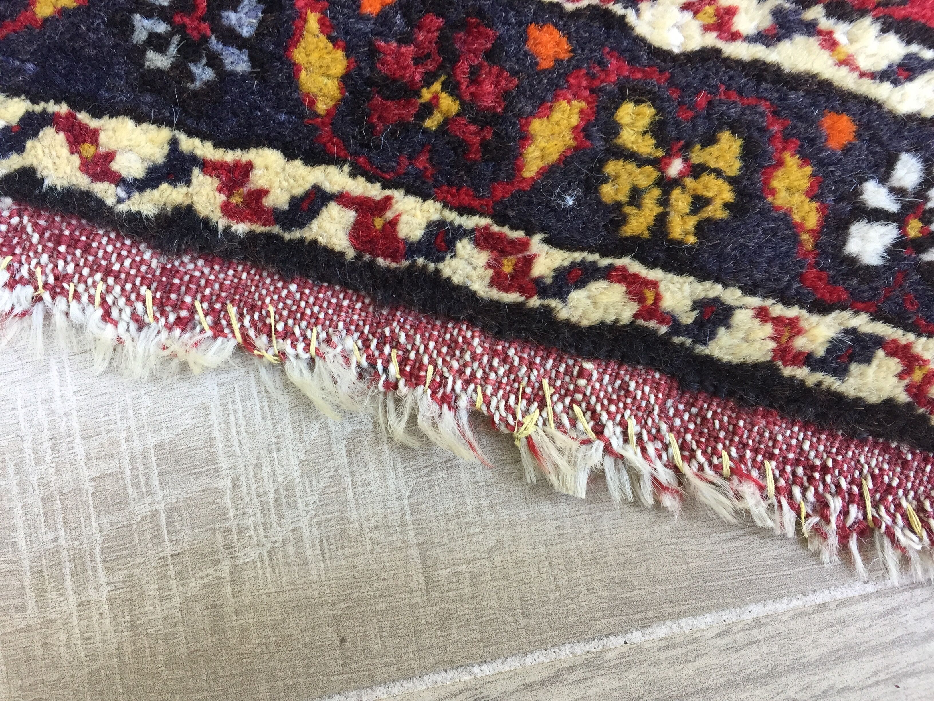 Pure wool oriental carpet 112 x 62cm