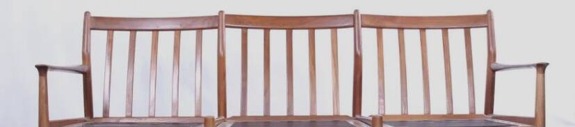 Vintage Scandinavian teak sofa