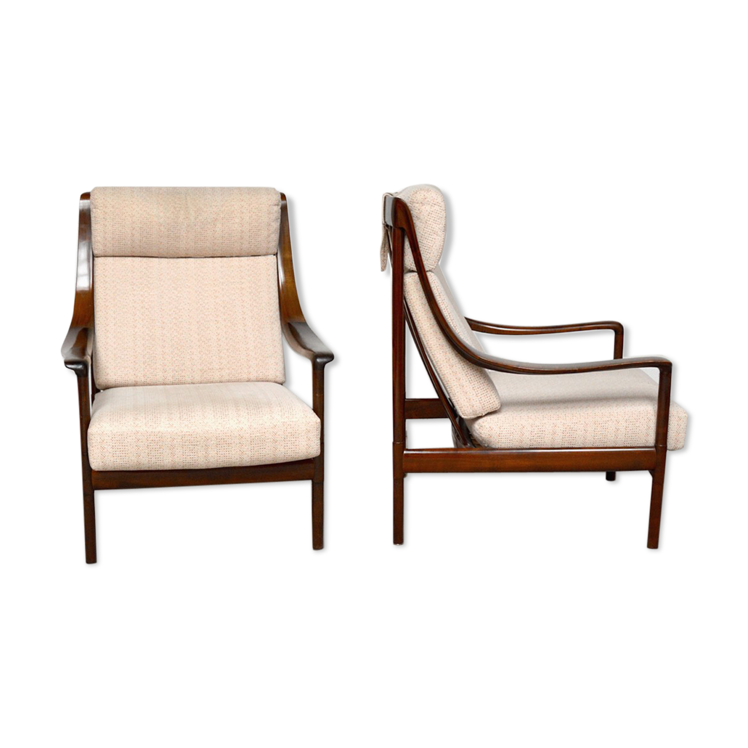Paire de fauteuils Wilhelm Knoll, 1960
