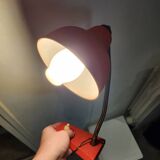 Vintage red desk lamp