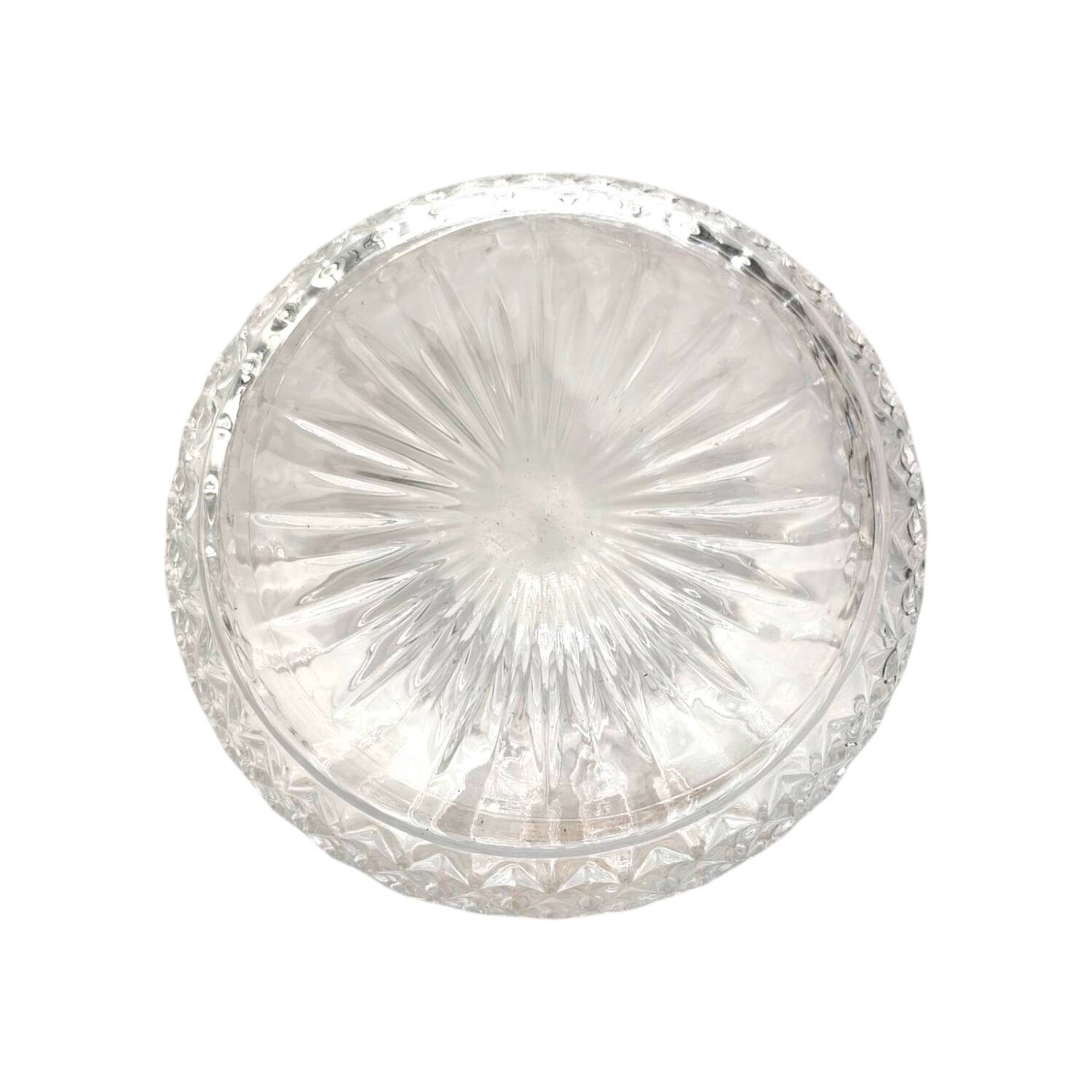 Vintage 1970s Cristal d'Arques Decanter - Diamond Cut