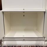 Original Globe Wernicke English Low Bookcase White