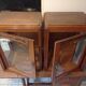 Pair of art deco showcases