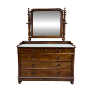 Commode de toilette ancienne - fin xixe