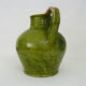Orjol poterie en terre cuite vernissé vert. Pyrénées XIXème