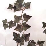 2 large metal leaf wall lights from the 70s and 80s