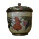 Boite en nacre motif fleurs