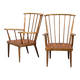 Pair of vintage baumann armchairs