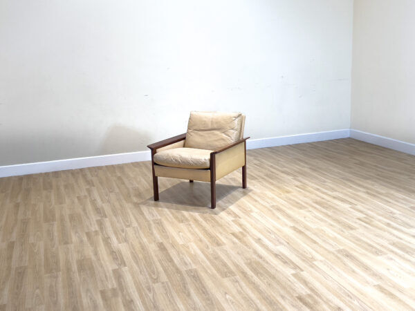 Hans Olsen rosewood chaise longue