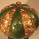 Round Pumpkin-Shaped Box in Painted Papier-Mâché