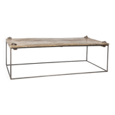 Table basse en teck vintage