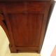 Antique chest of drawers with cross motifs, made entirely of solid walnut.