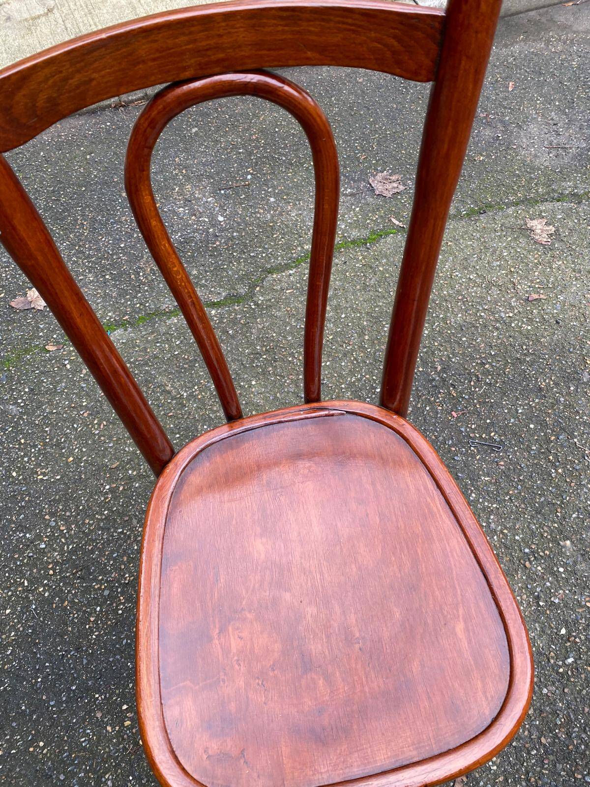 Thonet-style bentwood bistro chair, circa 1940