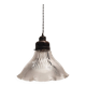 Large holophane industrial glass lamp from the 20s