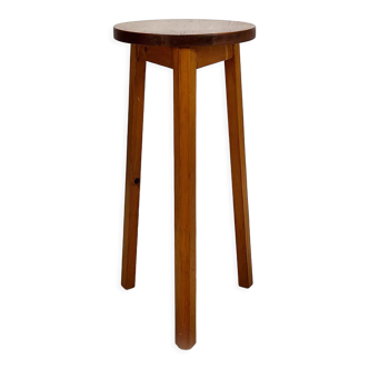 Tabouret de bar en pin du milieu du siècle, années 1960