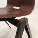 Vintage set of four Galvanitas S22 school chairs in the Netherlands