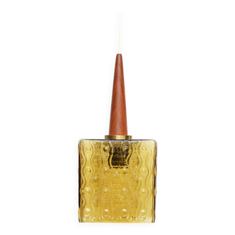 Teak lamp, design by Carl Fagerlund, Sweden, 1970s