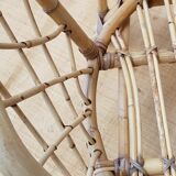 Chair in rotin living room or garden