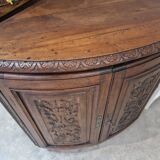 2 Louis XVI style corner cabinets