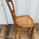 Chaise ancienne Louis Philippe bois + assise cannée vintage
