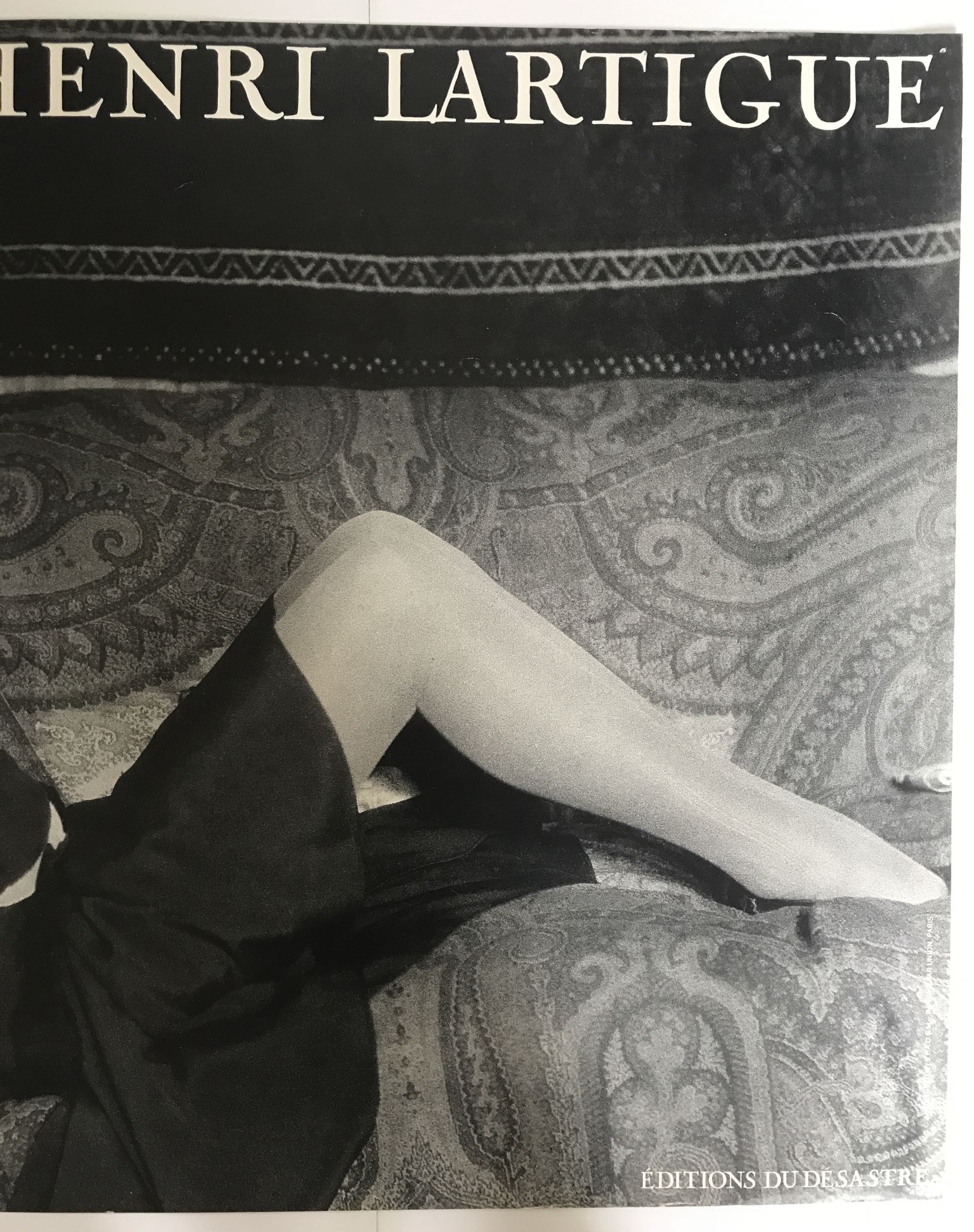 Jacques-Henri LARTIGUE Renée 1931, circa 1980. Vintage poster in B&W