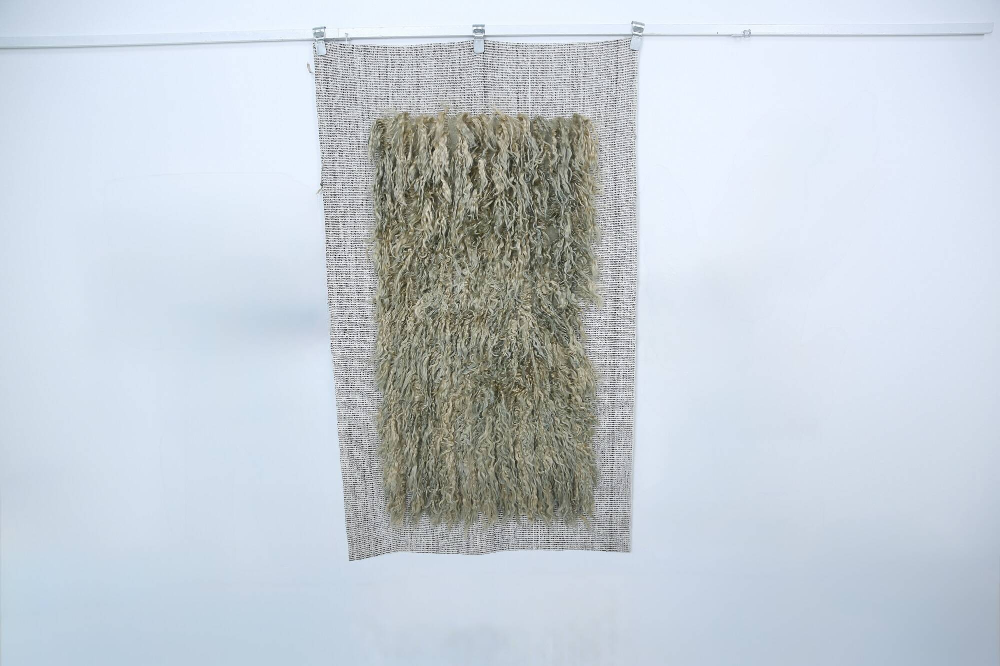 Handmade Turkish Vintage Wall Rug, 104x175Cm