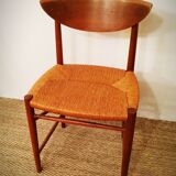 Chair n°316 by Peter Hvidt and Orla Mølgaard-Nielsen for Søborg 1950's