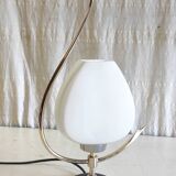 Table lamp from the Arlus house in brass and opaline - 1950s/60s