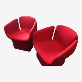 bloomy armchairs design Patricia Urquiola for Moroso