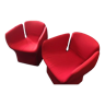 Fauteuils bloomy design Patricia Urquiola pour Moroso