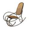 Rocking chair en tube chromé