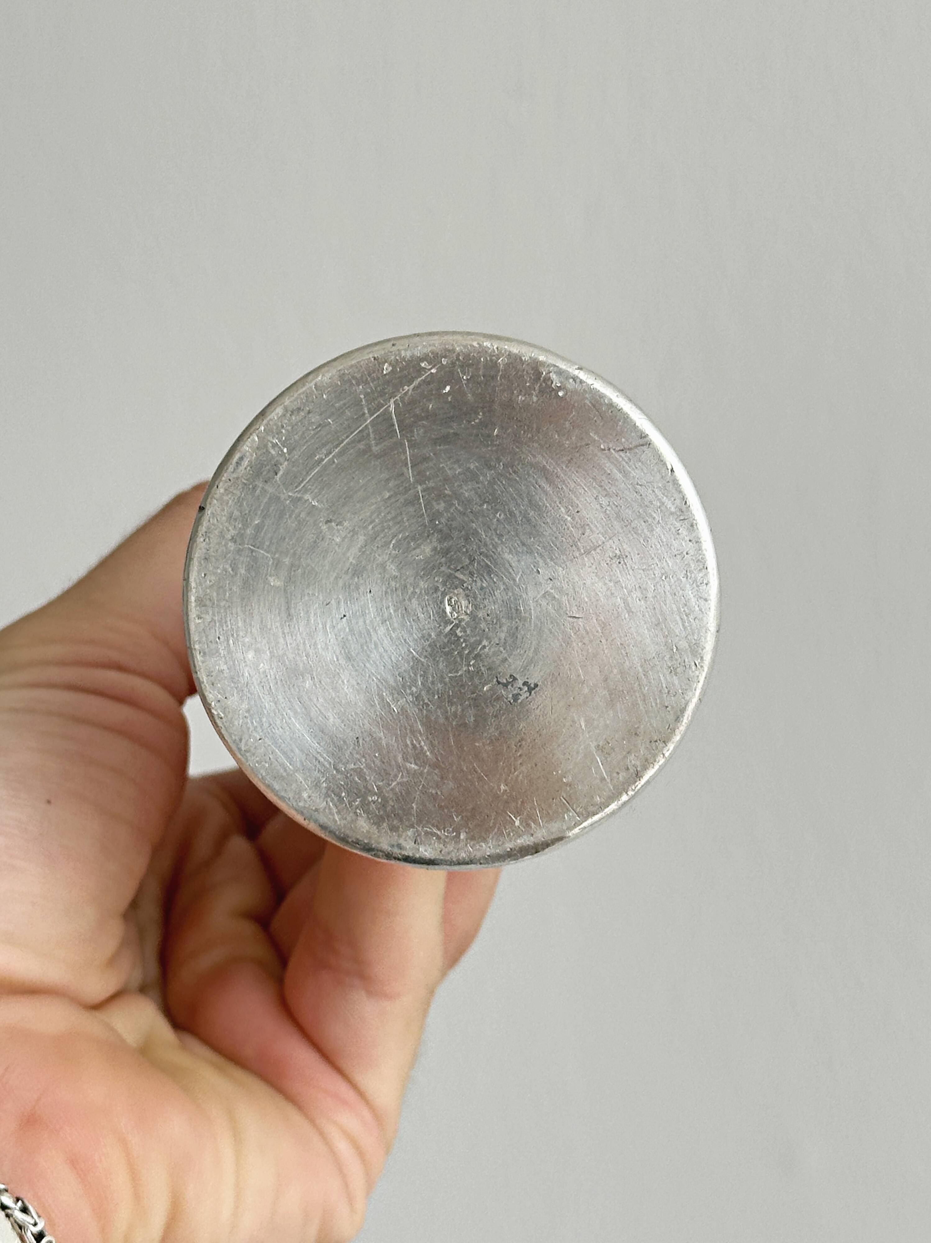 Patinated silver-plated soliflore