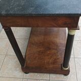 Large Empire period mahogany console table