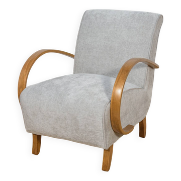 Fauteuil modèle 410 Jindřich Halabala pour Up Závody, années 1930