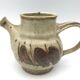 Pichet, porcelain stoneware pitcher, artistic decor, blanot pottery, signed and numbered