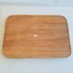 Vintage mother-of-pearl and bamboo tray 54 x 37 cm