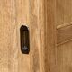 Parisian art deco wardrobe sliding doors solid raw oak