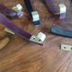 10 hooks, KM Austria, bakelite and brass