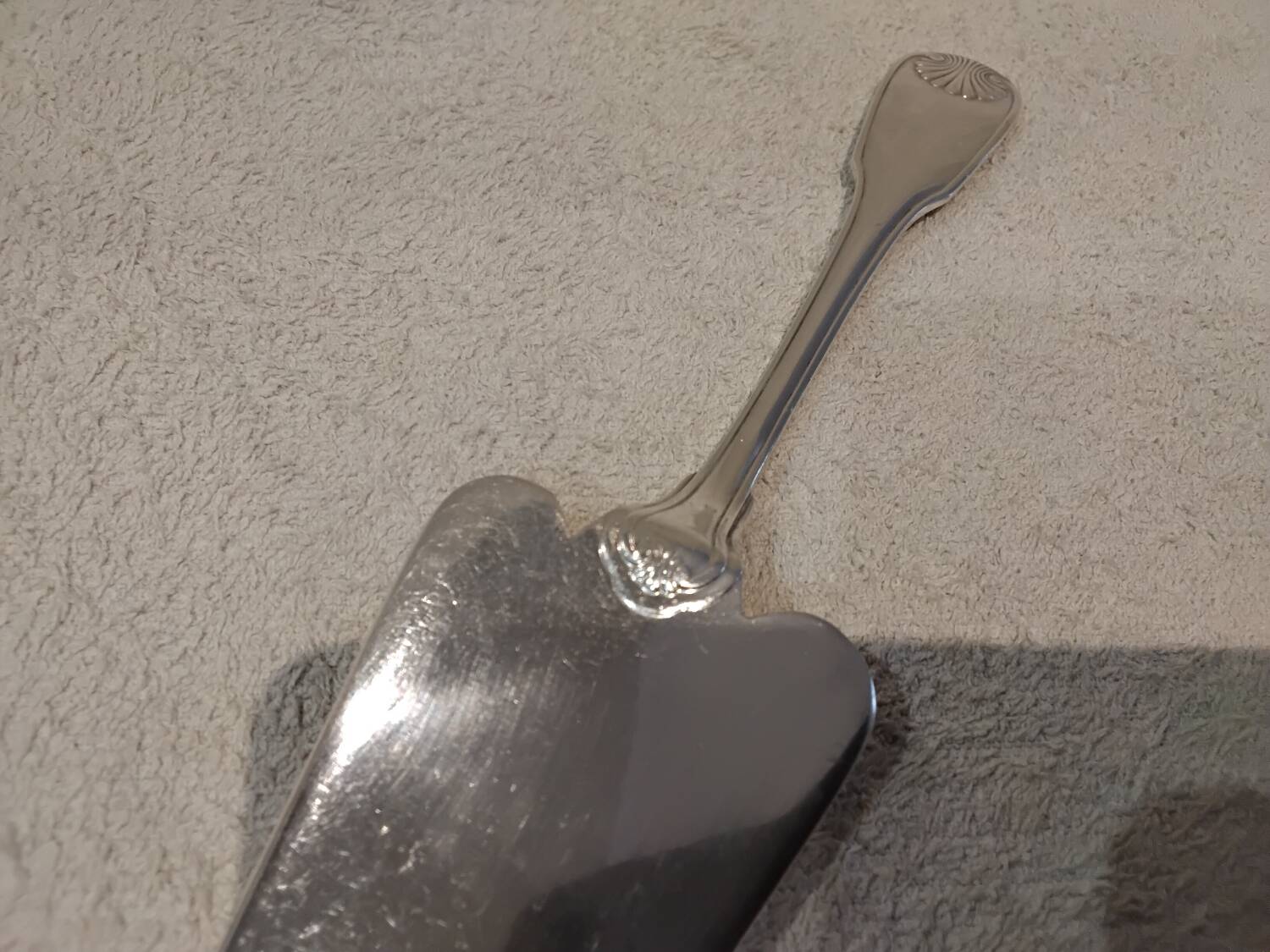 Christofle Vendome silver plated pie server