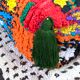 Moroccan kilim pouf