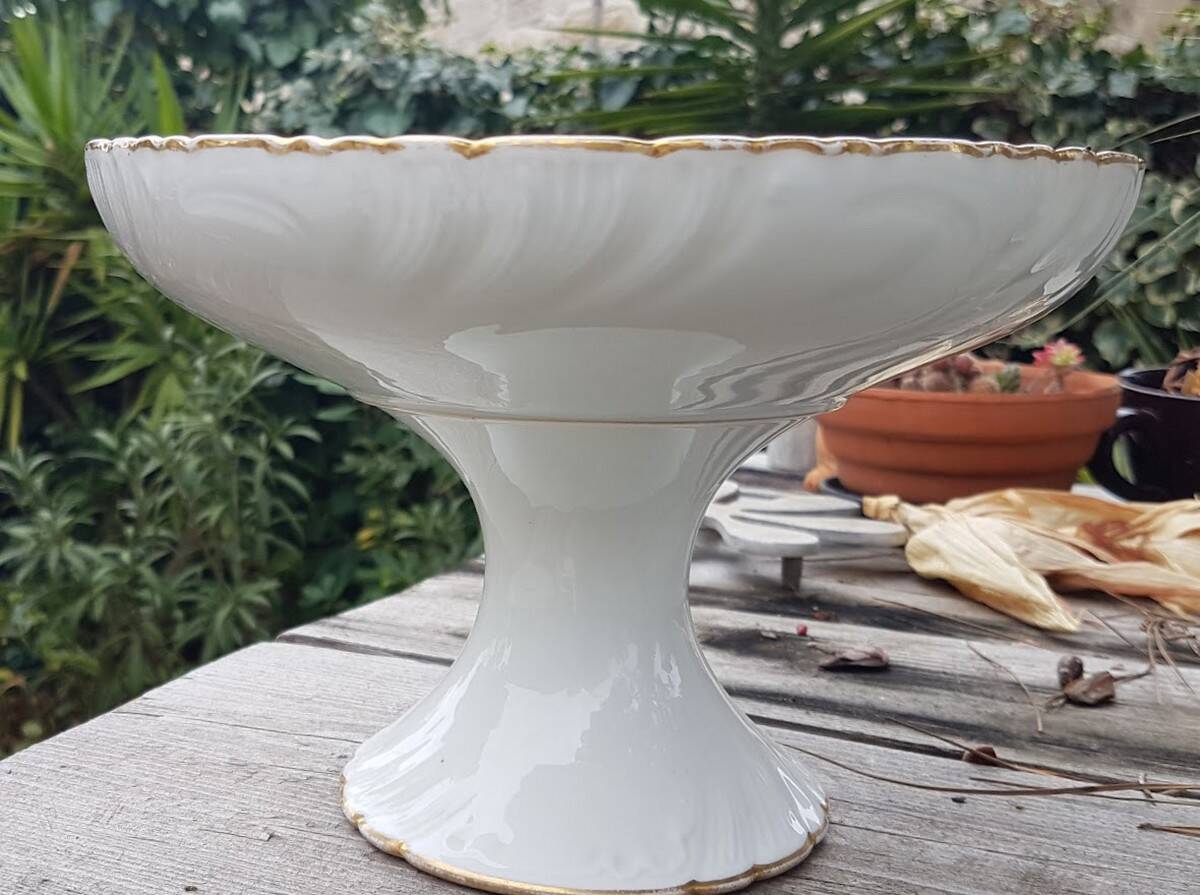 Limoge porcelain fruit bowl Gerard Dufraisseix Abbot - GDA