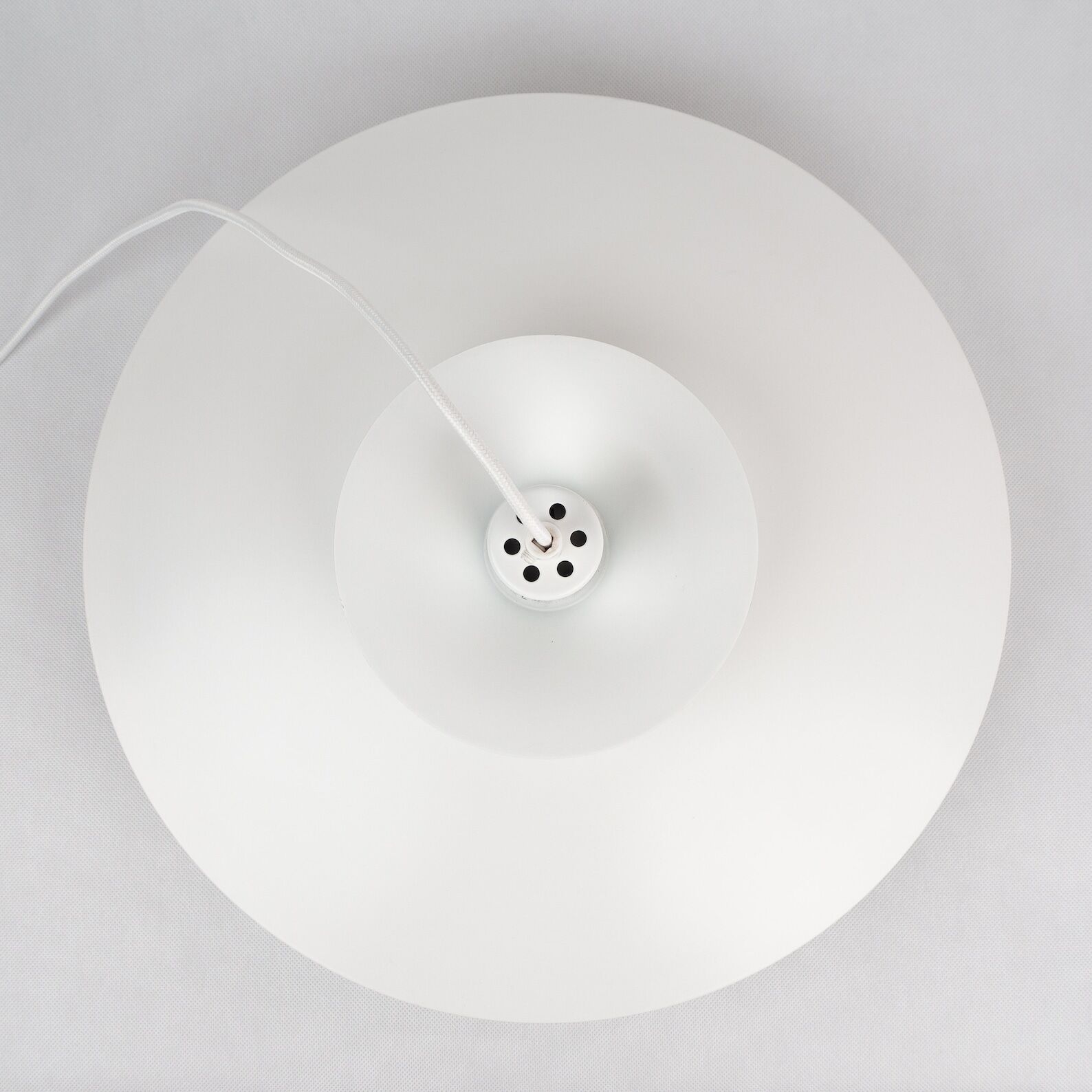 Danish vintage pendant lamp Donau by Kurt Wiborg, Jeka, 1980s