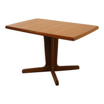 Deense rechthoekige 2x verlengbare eettafel teak 'Norbolling' - vintage mid century modern