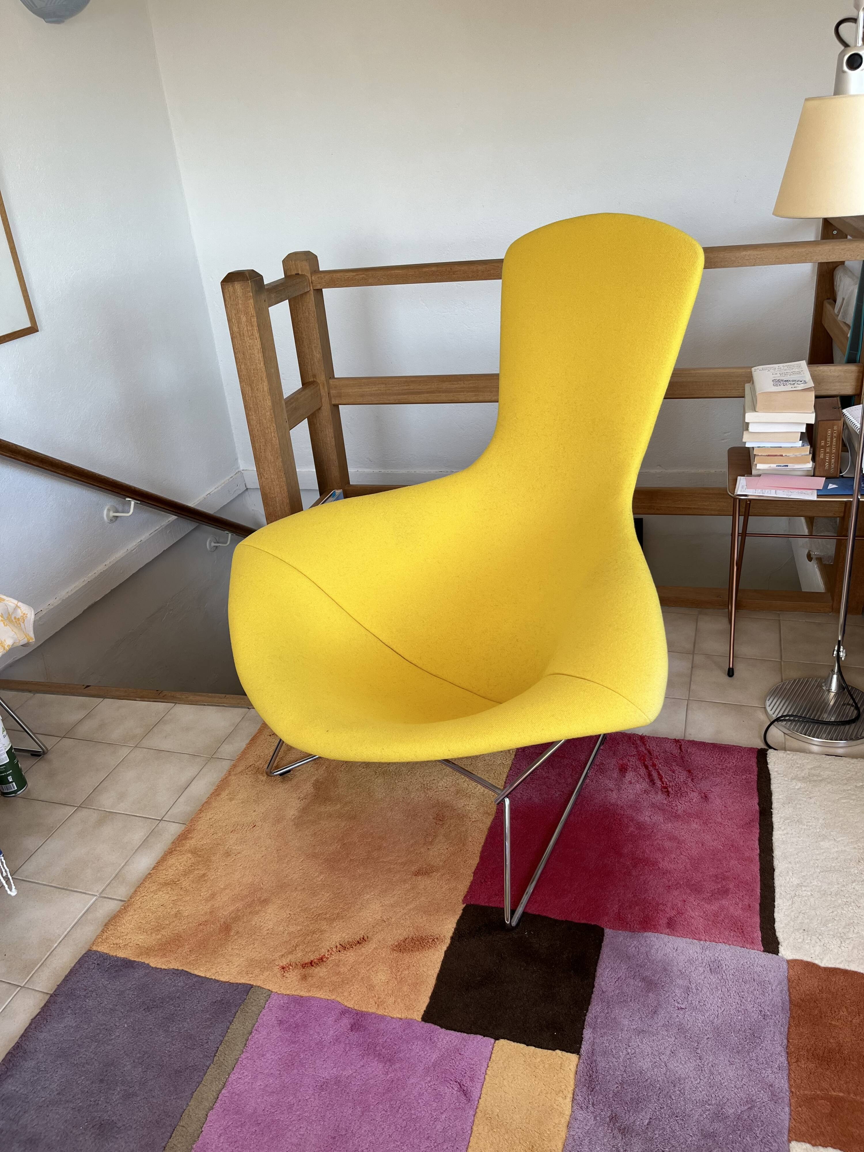 Bird Chair et repose-pieds de Harry Bertoia pour Knoll