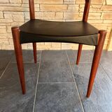 Vintage Scandinavian chair from the 1960s, teak Niels Otto Møller chair.