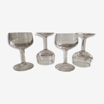 Lot de 4 verres bistrot